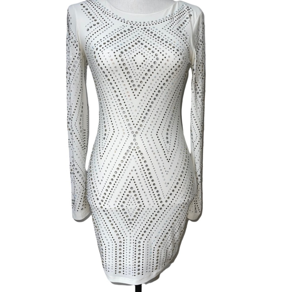 Gorgeous Arden B crystal rhinestone club dress